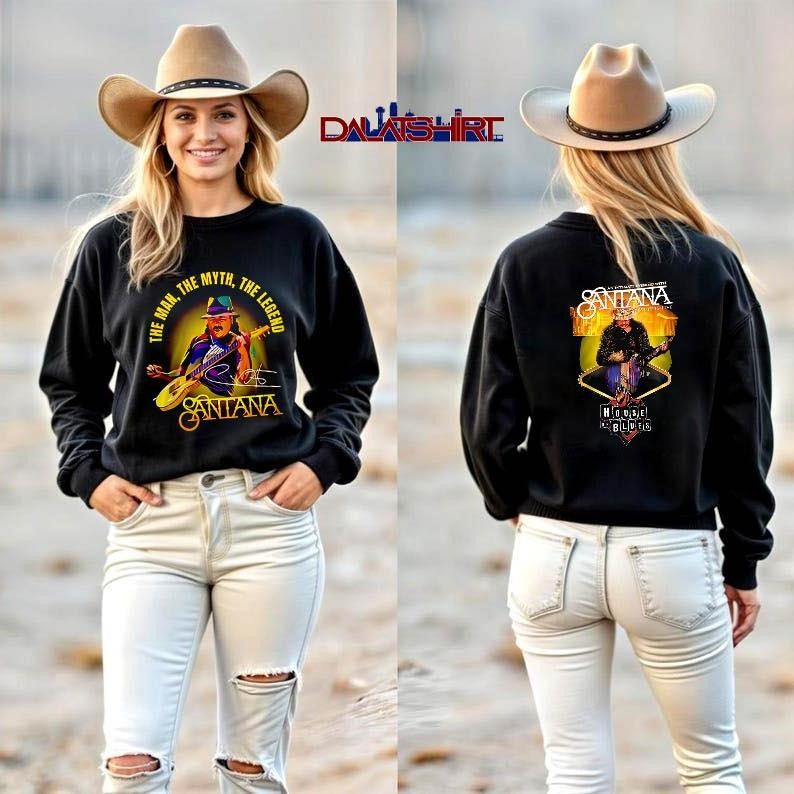 Carlos Santana 2026 Tour shirt