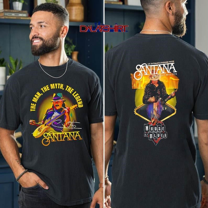 Carlos Santana 2026 Tour shirt