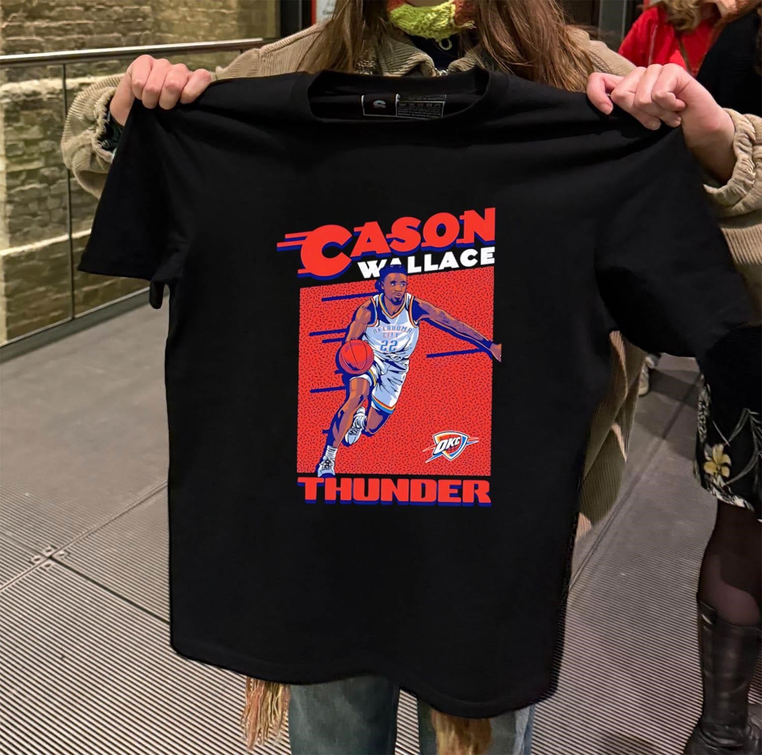 Cason Wallace Oklahoma City Thunder Number 22 Basketball Player shirt