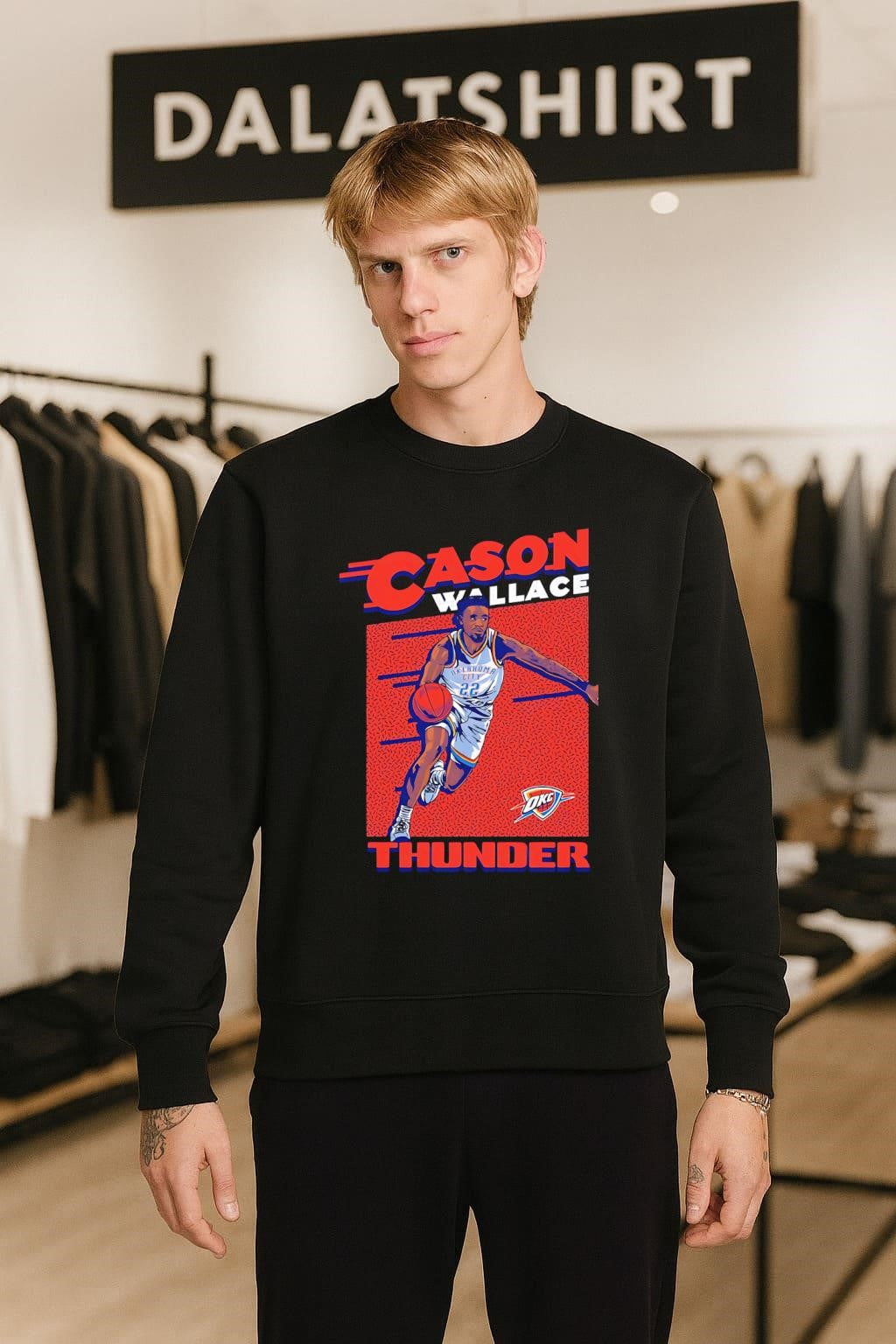 Cason Wallace Oklahoma City Thunder Number 22 Basketball Player shirt