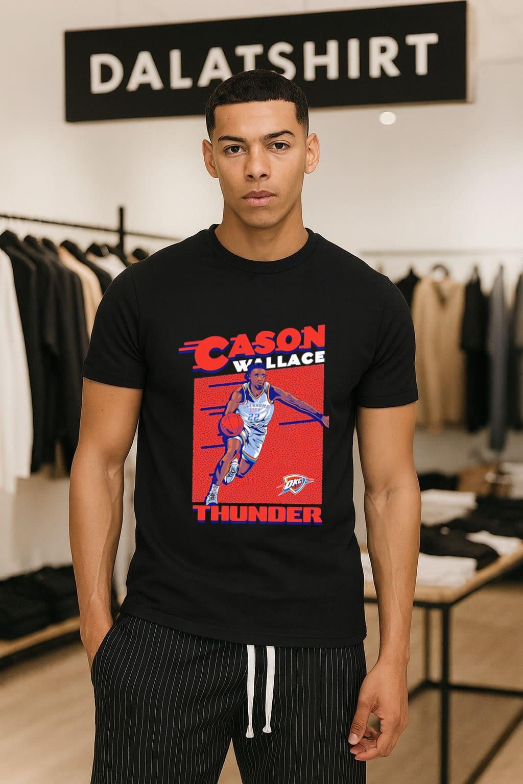 Cason Wallace Oklahoma City Thunder Number 22 Basketball Player shirt