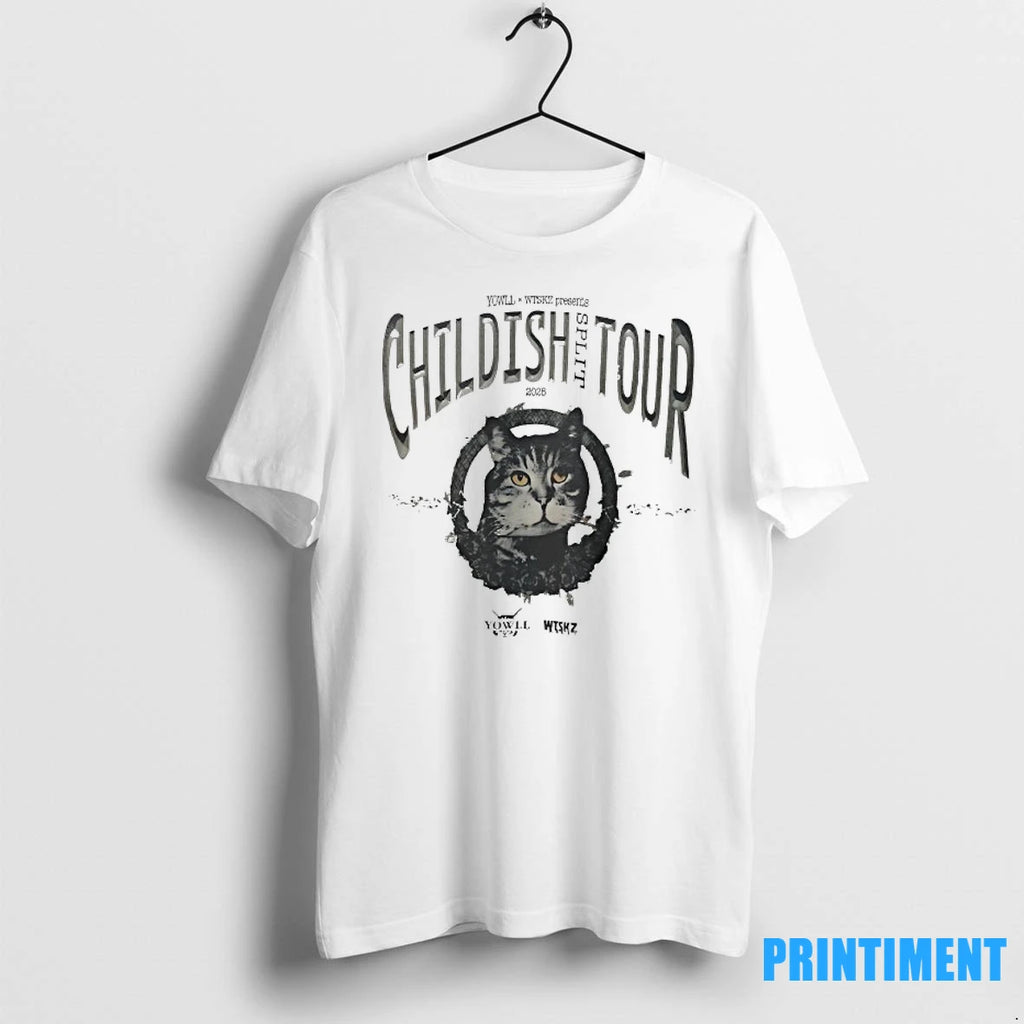 Cat Yowll X Wtskz Presents Childish Split Tour 2025 Tshirts Sweater