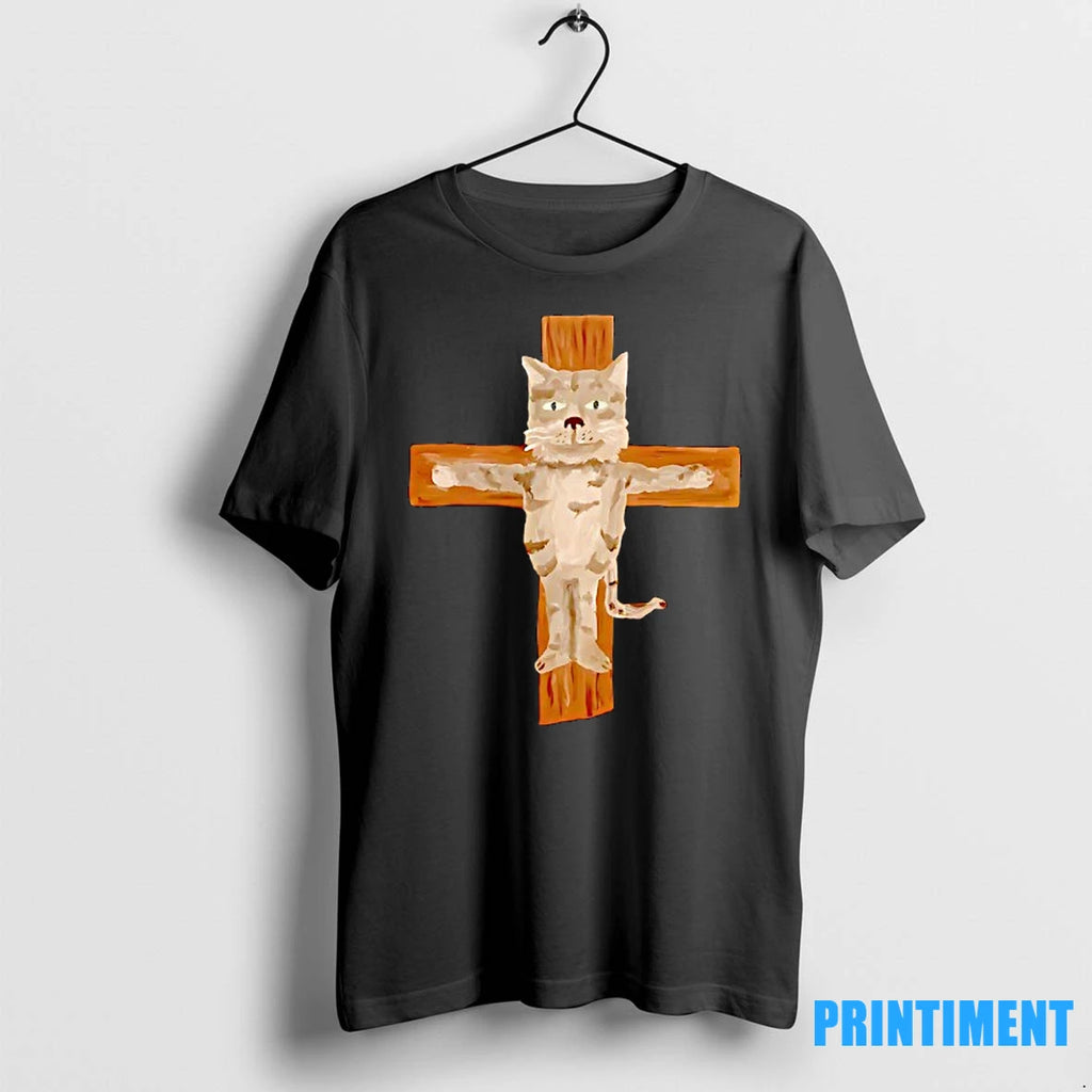 Cat Crucified Tshirts Sweater