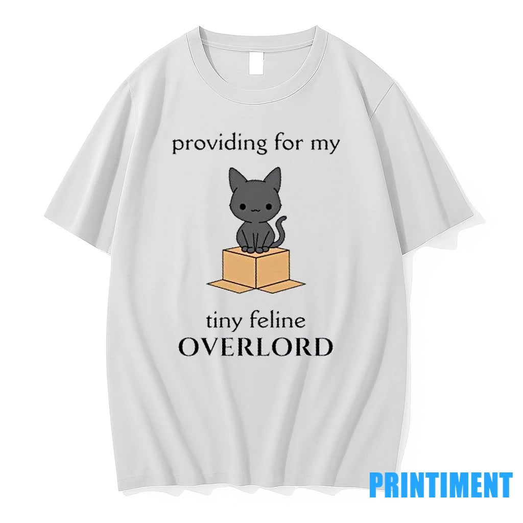 Cat Providing For My Tiny Feline Overlord Tshirts Sweater