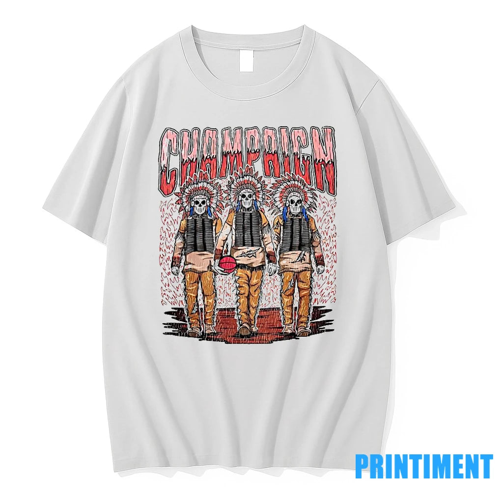 Champaign Native Skeletons Football Tshirts Sweater