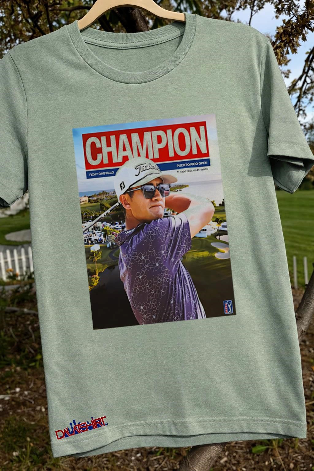 Champion Ricky Castillo Puerto Rico Open Golf Player shirt