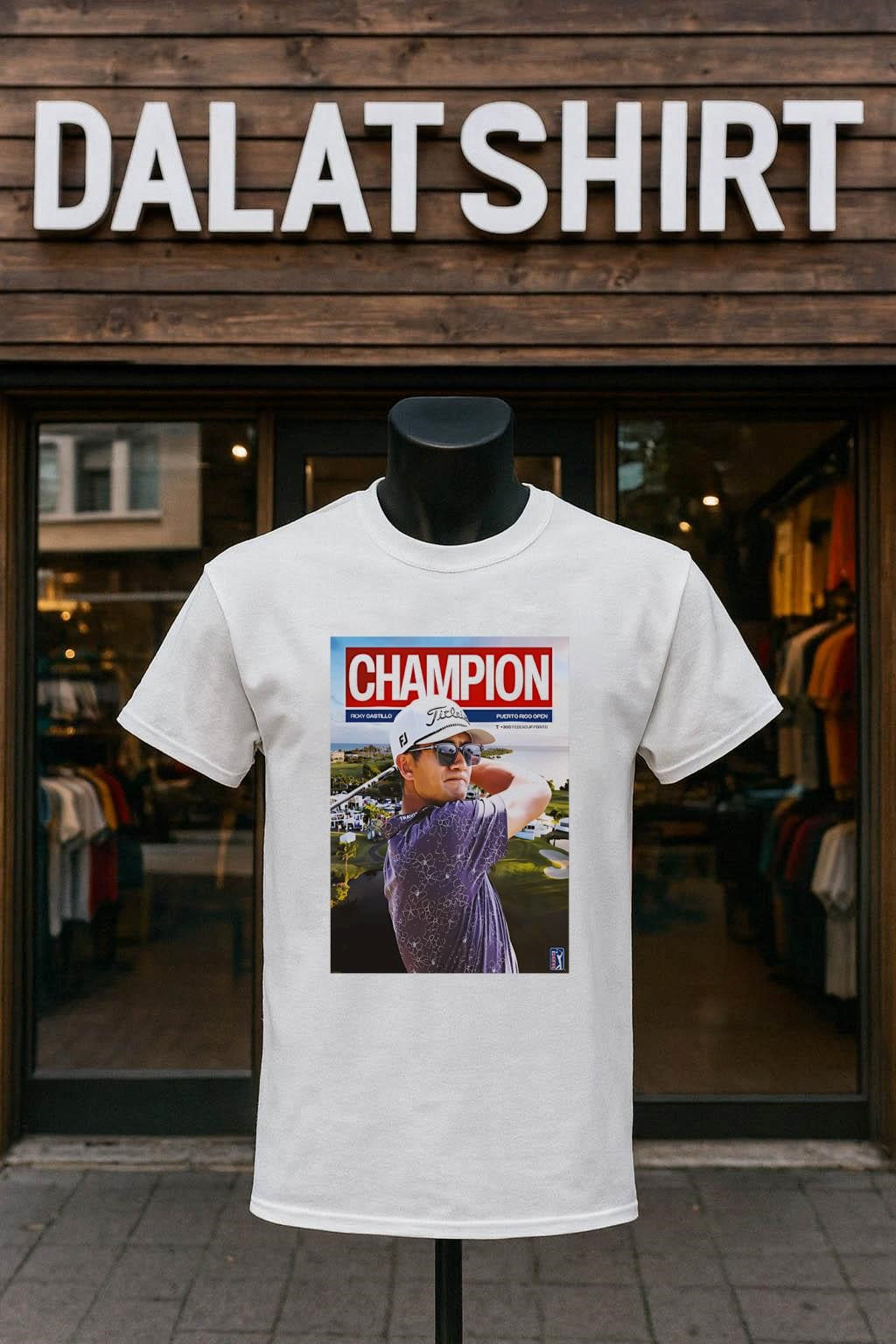 Champion Ricky Castillo Puerto Rico Open Golf Player shirt