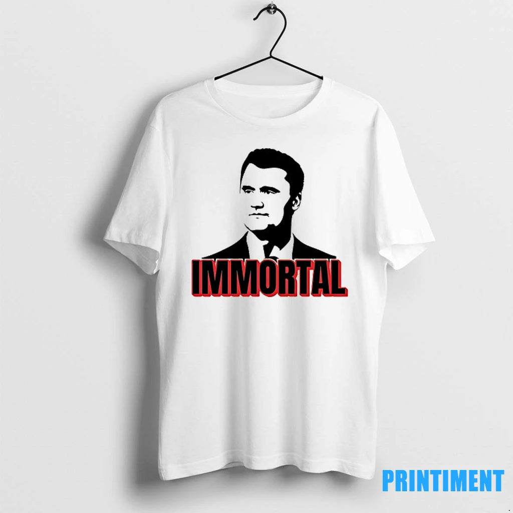 Charlie Kirk Immortal Portrait Tshirts Sweater