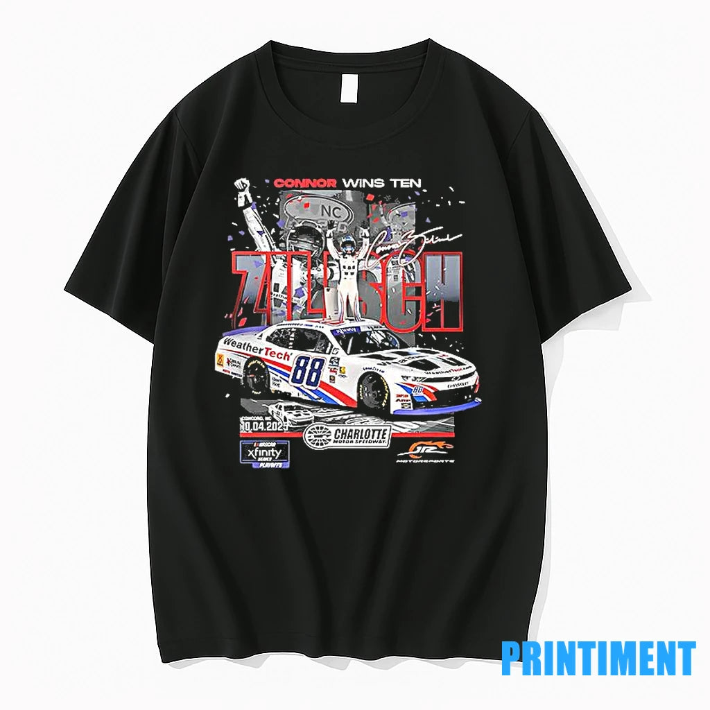 Checkered Flag Sports 2025 Blue Cross Nc 250 Xfinity Series Race Win Tshirts Sweater