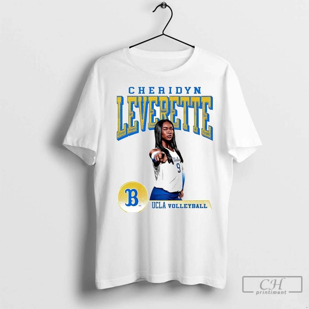 Cheridyn Leverette Cartoon Portrait Ucla Volleyball T Shirts