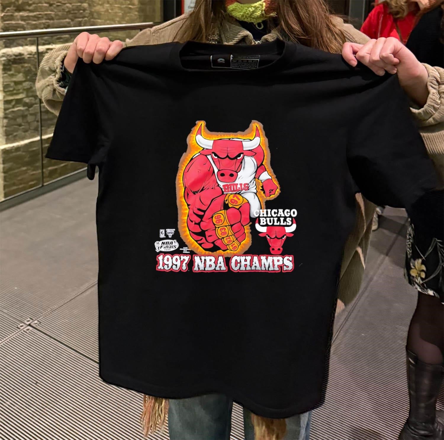 Chicago Bulls 1991 NBA Finals 1997 NBA Champs shirt