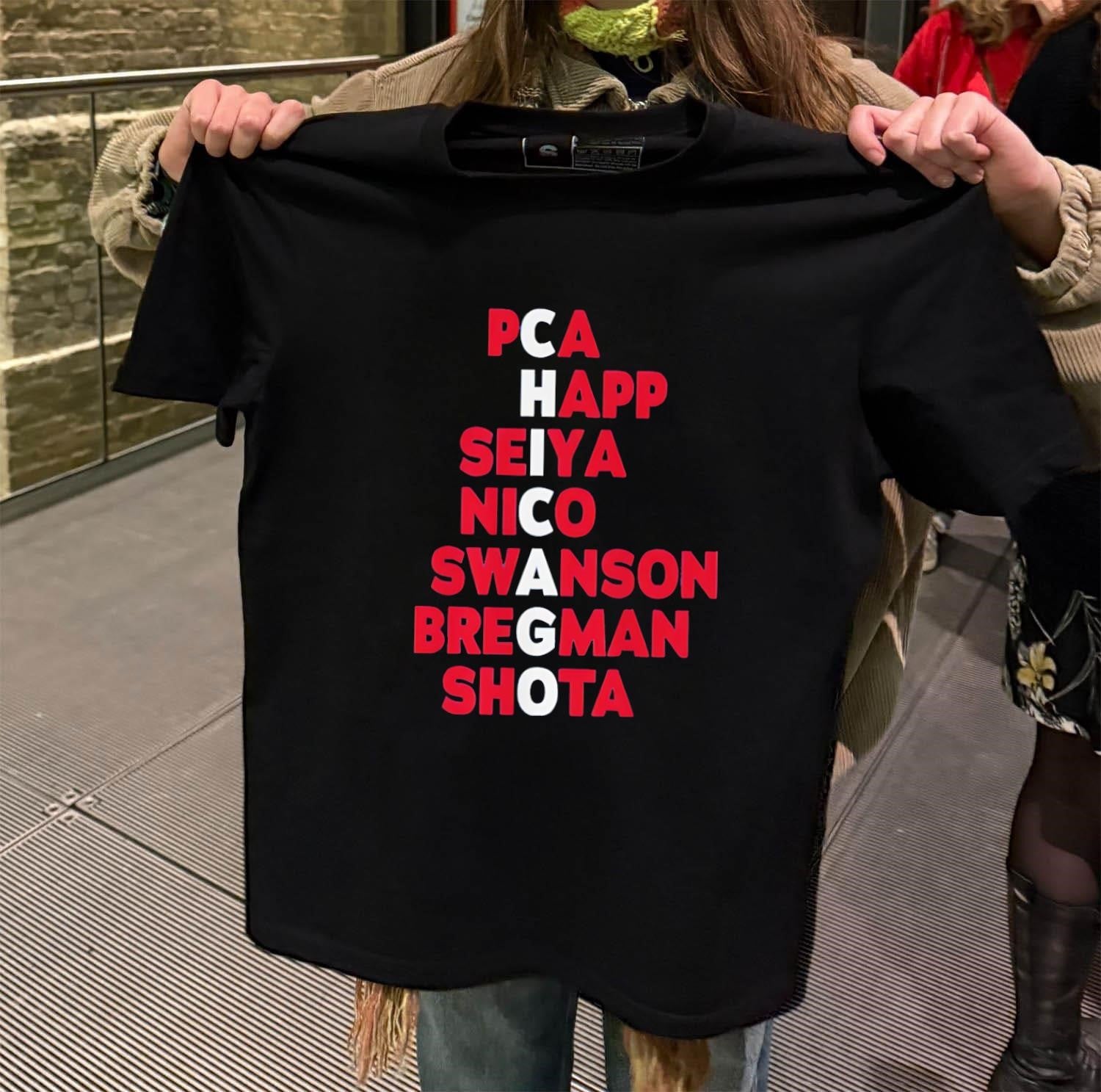 Chicago Pca Happ Seiya Nico Swanson Bregman Shota Players shirt