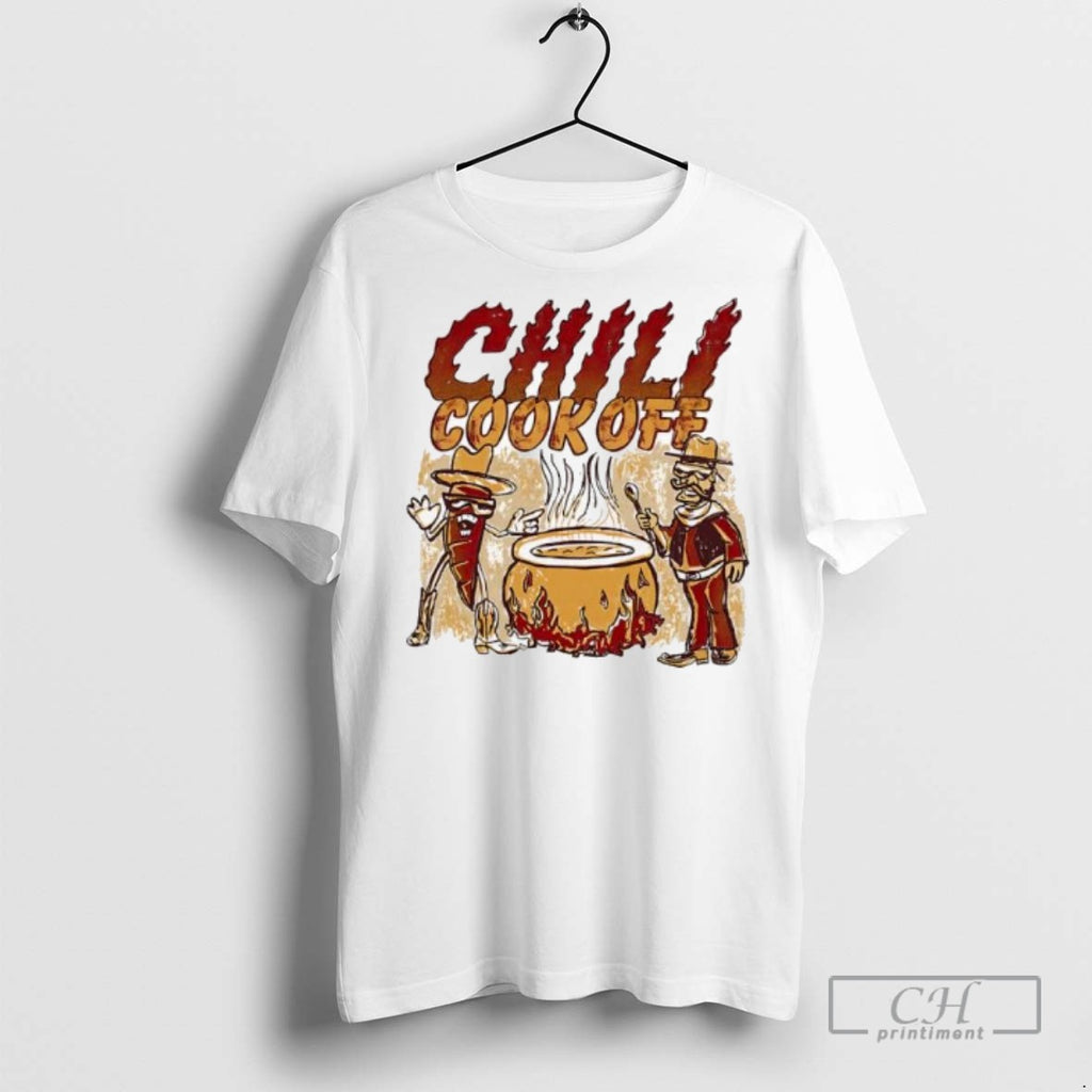 Chili Cookoff Fire Graphic T Shirts
