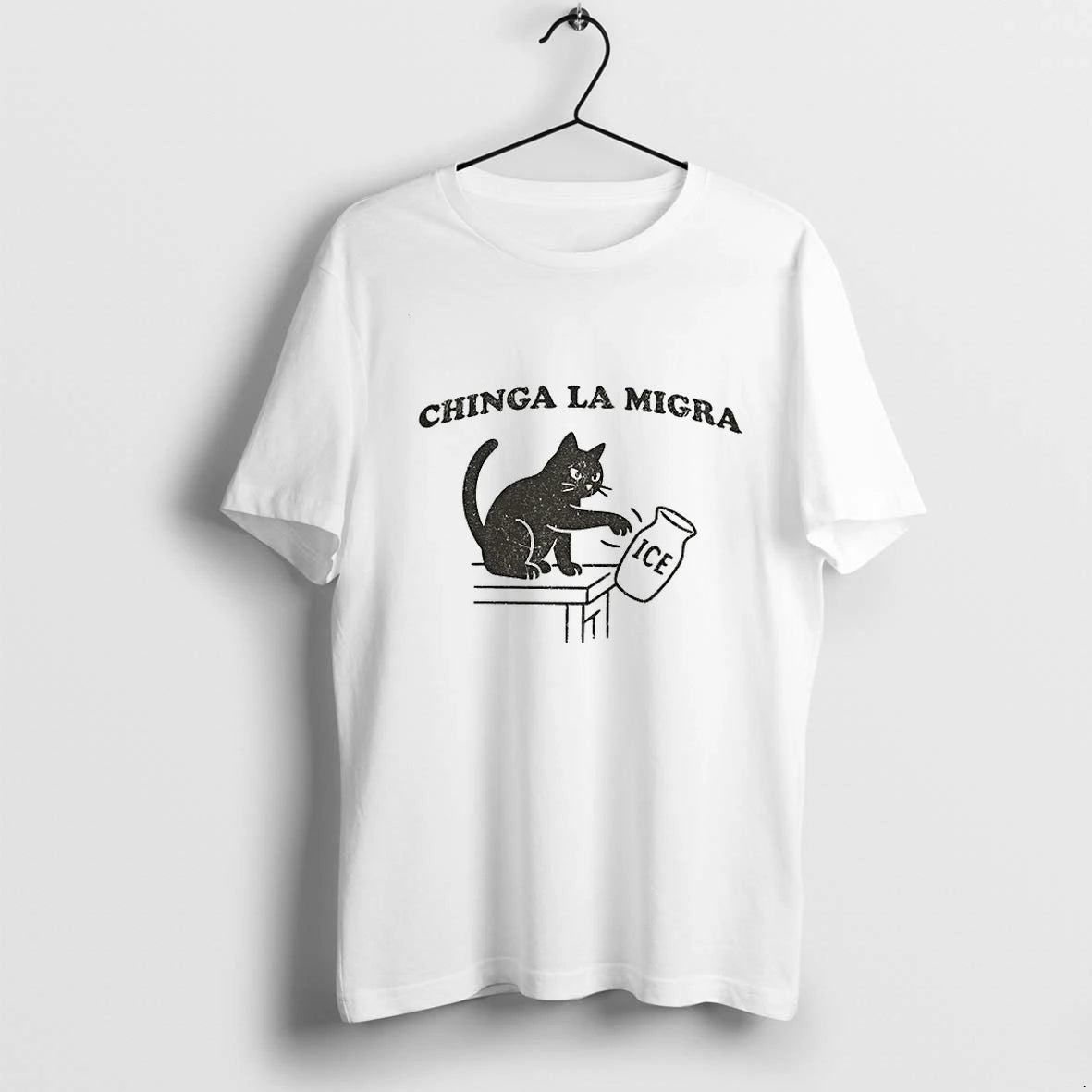 Chinga La Migra Abolish Ice Funny Cat Political Tshirts Sweater