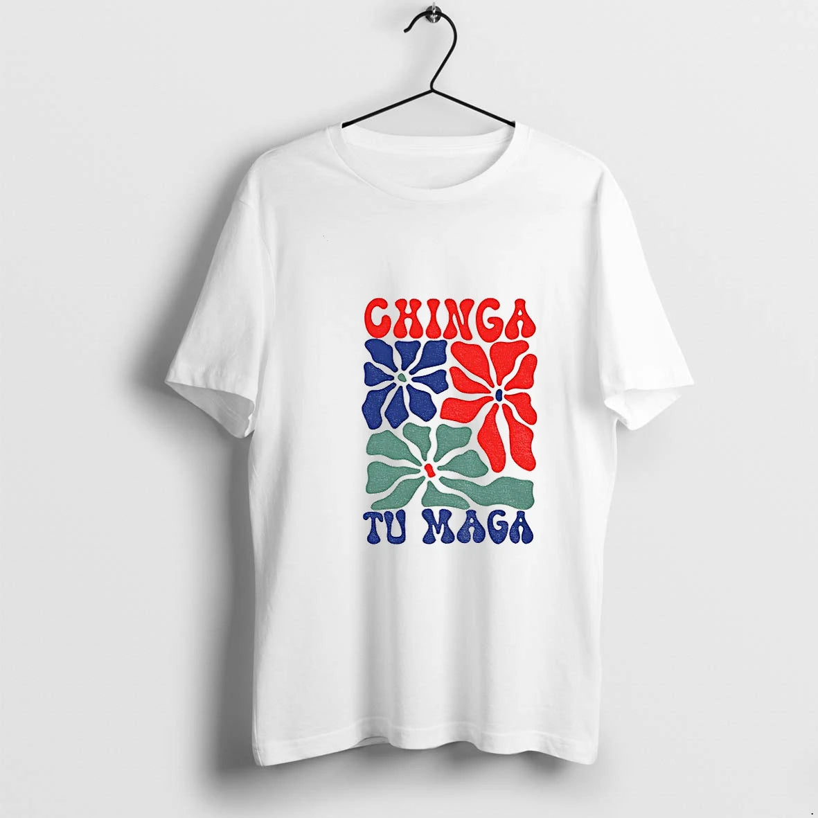 Chinga Tu Maga Floral Vintage Tshirts Sweater