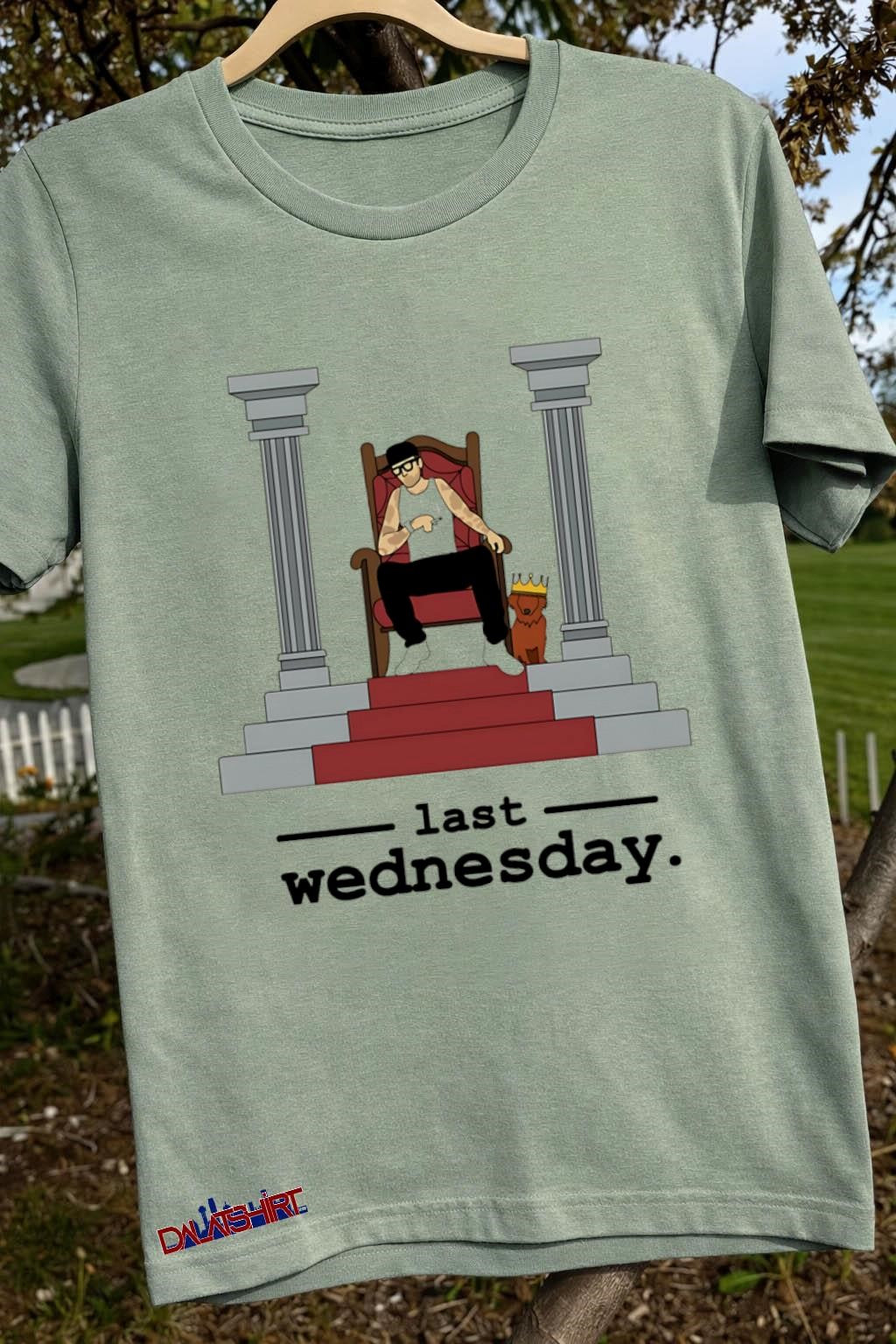 Chris Webby Last Wednesday King Throne And Golden Retriever shirt