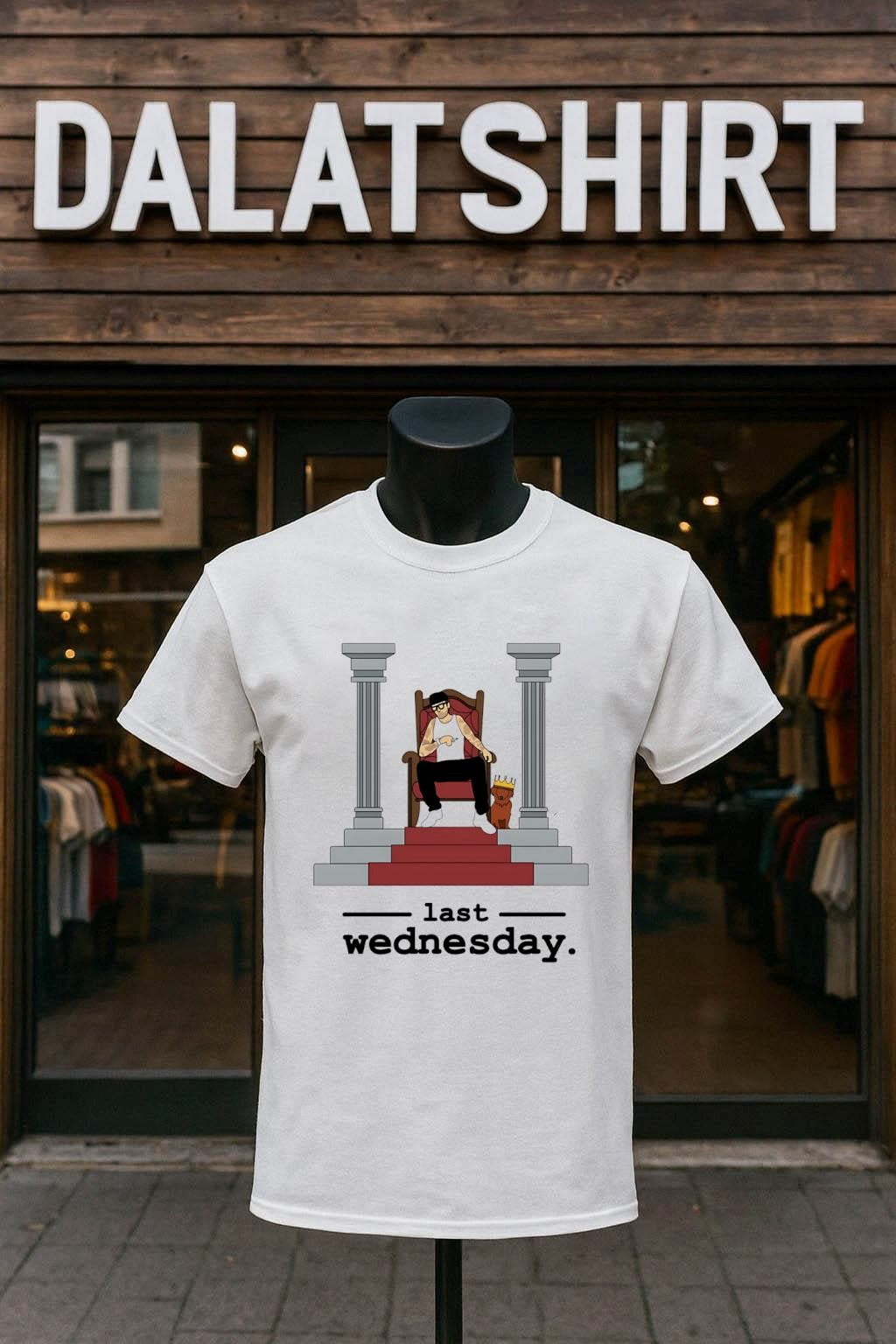 Chris Webby Last Wednesday King Throne And Golden Retriever shirt