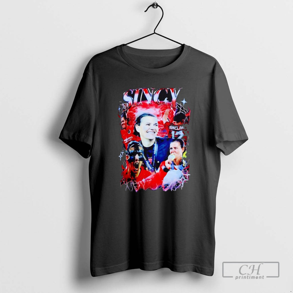 Christine Sinclair Retired Canadian Soccer Player Graphic T Shirts