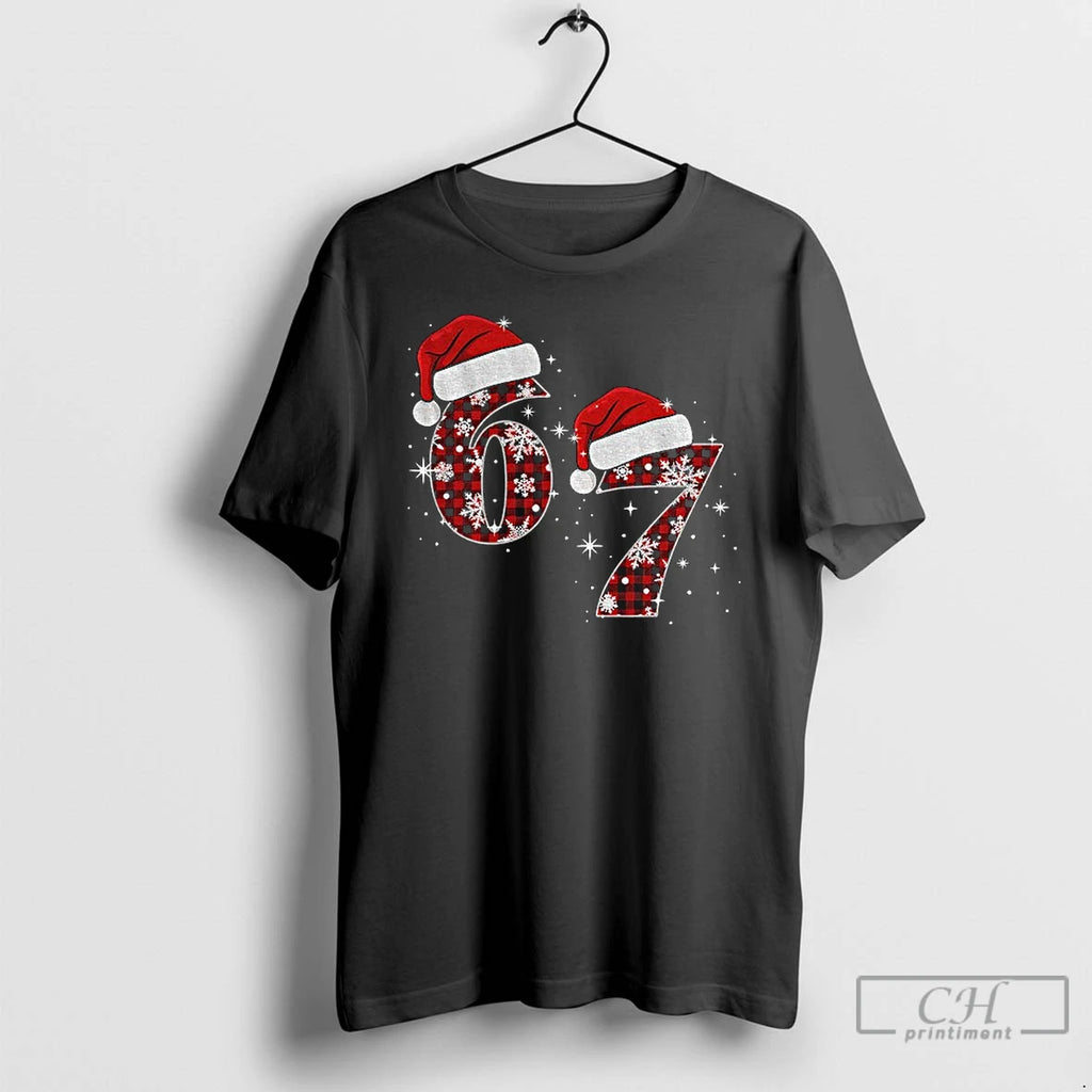 Christmas Six Seven Meme T Shirts
