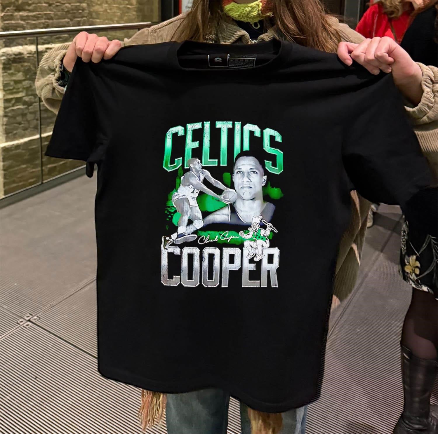 Chuck Cooper Boston Celtics NBA Legend Vintage Graphic Tribute shirt