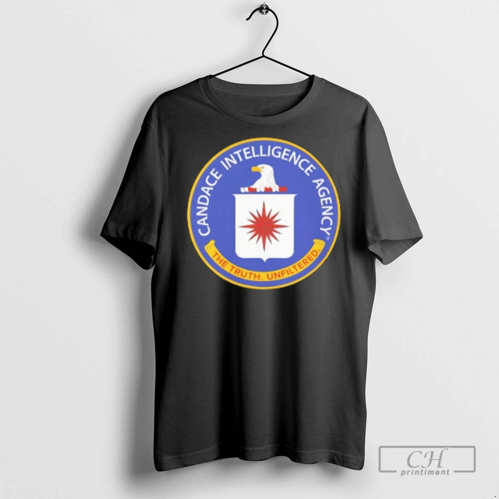 Cia Candace Intelligence Agency The Truth Unfiltered Logo T Shirts