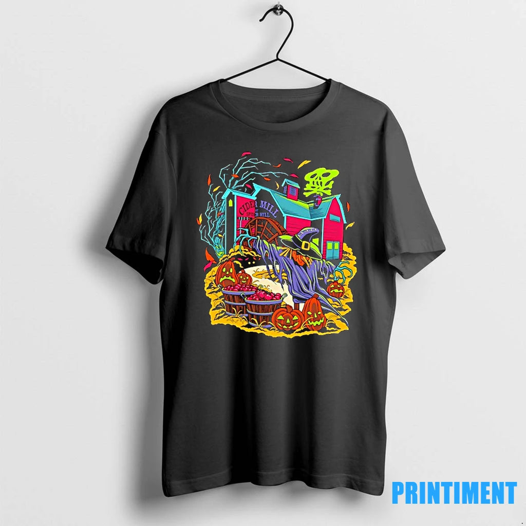 Cider Mill At Spider Hill Halloween Tshirts Sweater