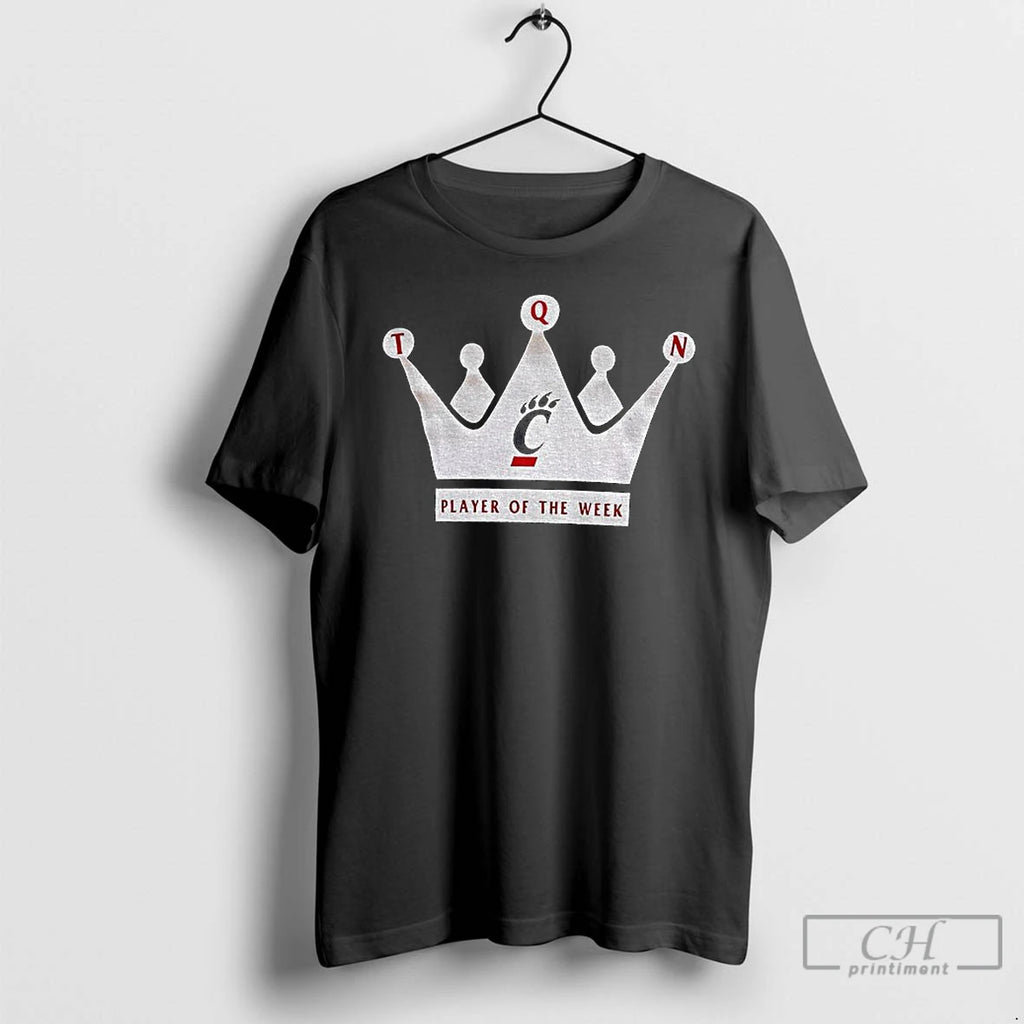 Cincinnati Bearcats Crown Player Of The Week Football T Shirts