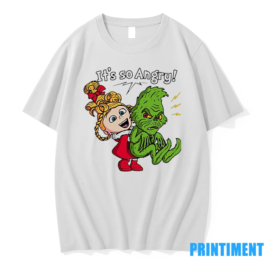 Cindy Lou Who And The Grinch Its So Angry Christmas Tshirts Sweater
