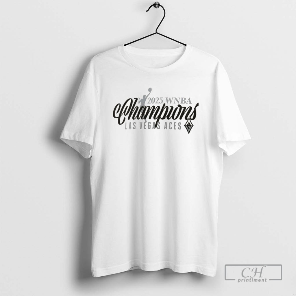 Classic 2025 Wnba Champions Las Vegas Aces Logo T Shirts