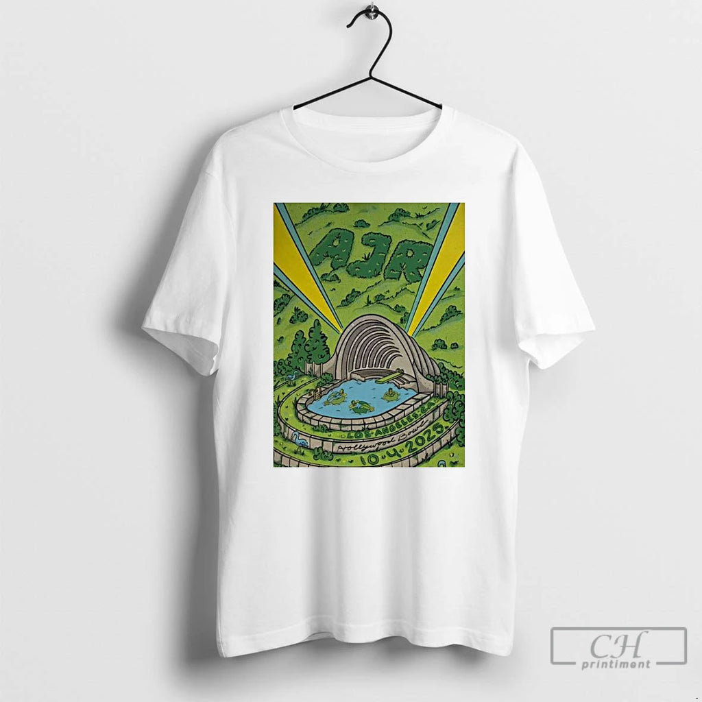 Classic Ajr Hollywood Bowl Los Angeles Ca Oct 4 2025 T Shirts Hoodie Longsleeve