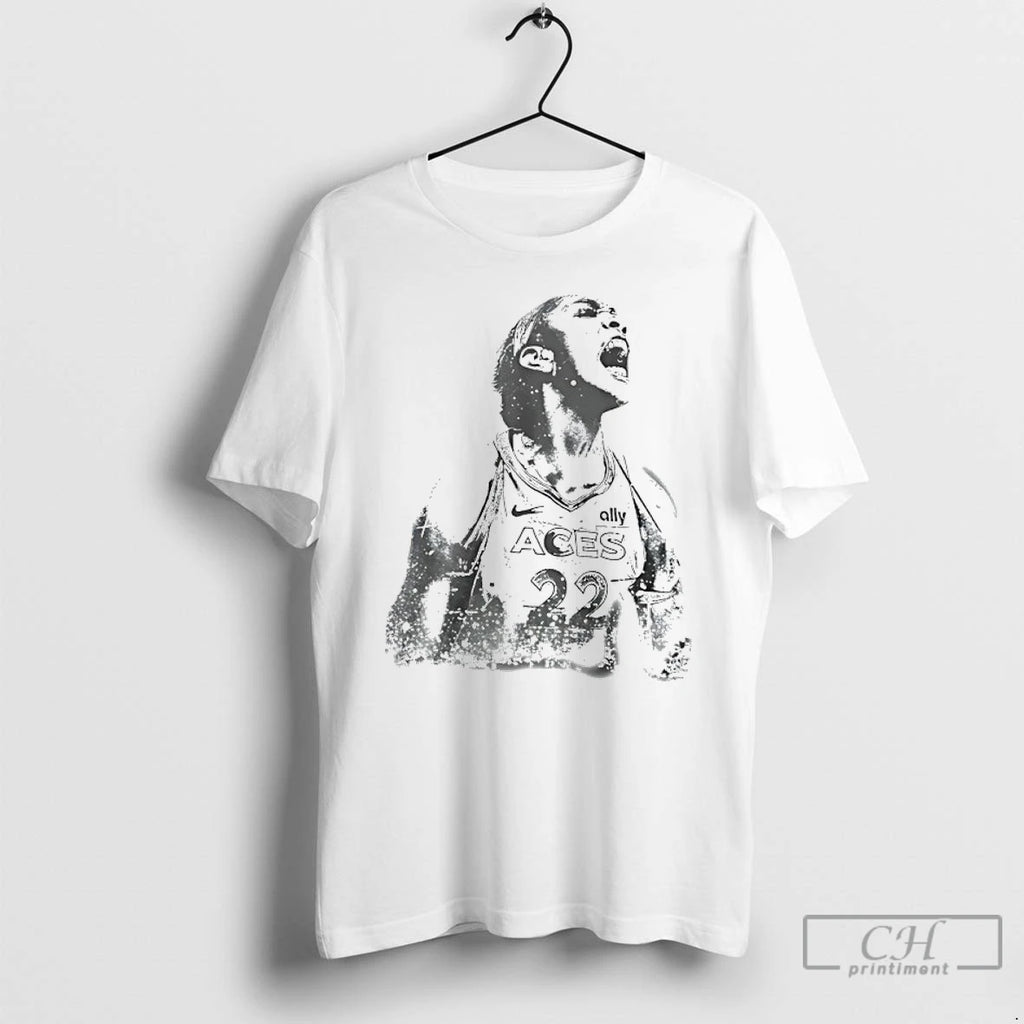 Classic Aja Wilson Las Vegas Aces 2025 Wnba Finals Mvp Scream T Shirts