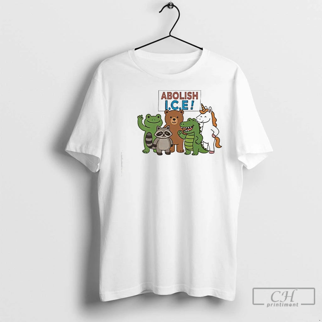 Classic Abolish Ice Frog Unicorn Raccoon Bear Dinosaur Protest