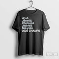 Classic Aja Jewell Chelsea Jackie Nalyssa Las Vegas Aces 2025 Wnba Champs Ornaments T Shirts
