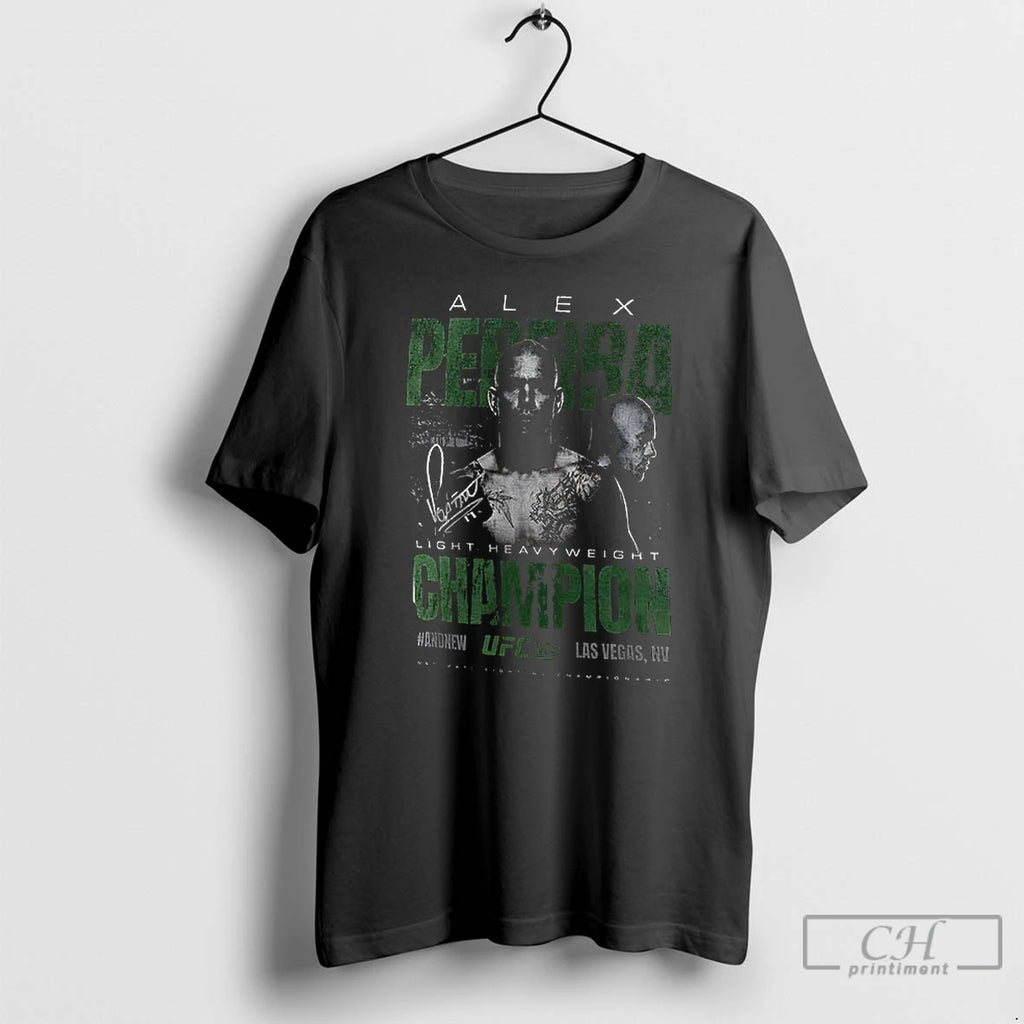 Classic Alex Pereira Ufc 320 Light Heavyweight Champions Signature T Shirts Hoodie Longsleeve