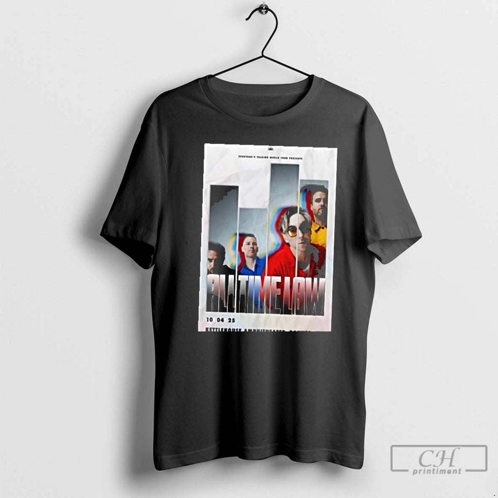 Classic All Time Low Bonner Mt October 4 2025 Concert T Shirts