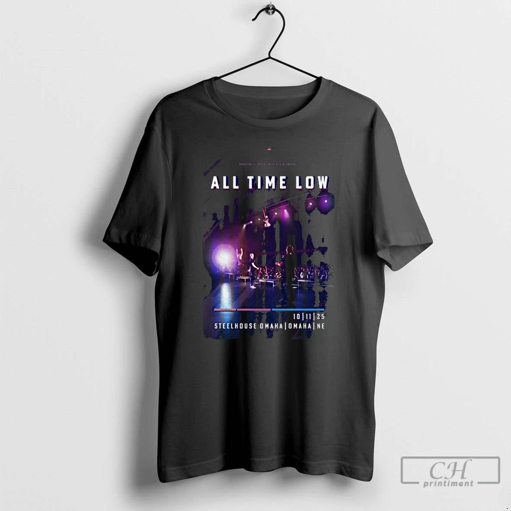 Classic All Time Low October 11 2025 Steelhouse Omaha Ne Long Sleve T Shirts