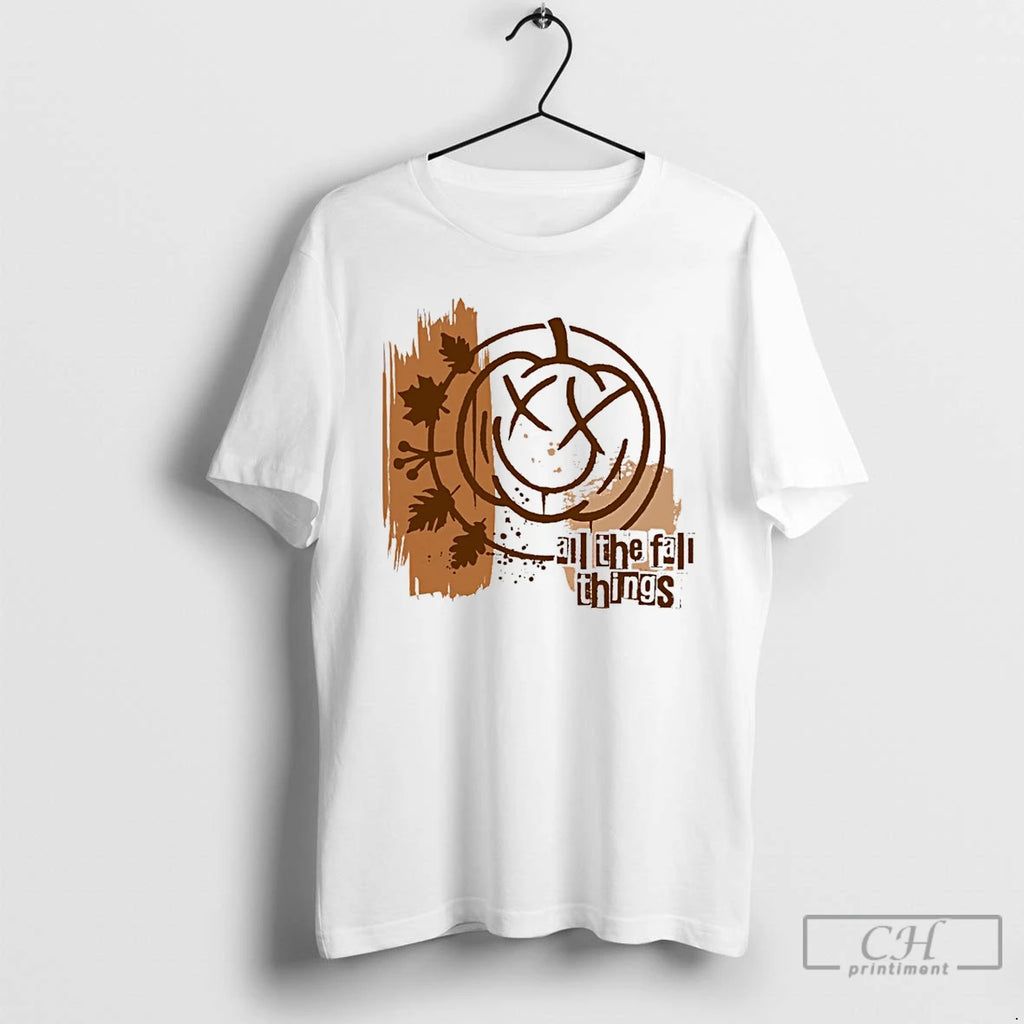 Classic All The Fall Things Pumpkin T Shirts Hoodie Longsleeve