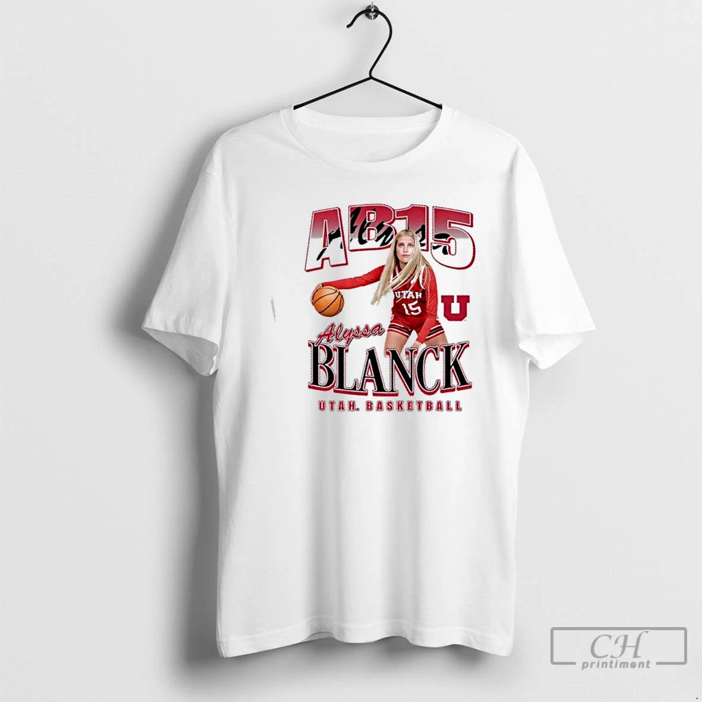 Classic Alyssa Blanck Utah Womens Basketball Graphic T Shirts