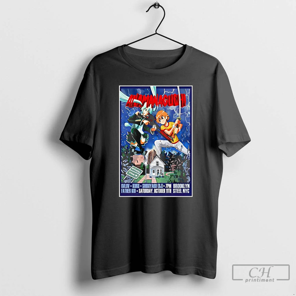 Classic Anamanaguchi Brooklyn Ny October 11 2025 Show T Shirts
