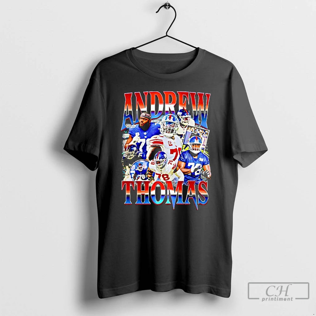 Classic Andrew Thomas New York Giants Football T Shirts