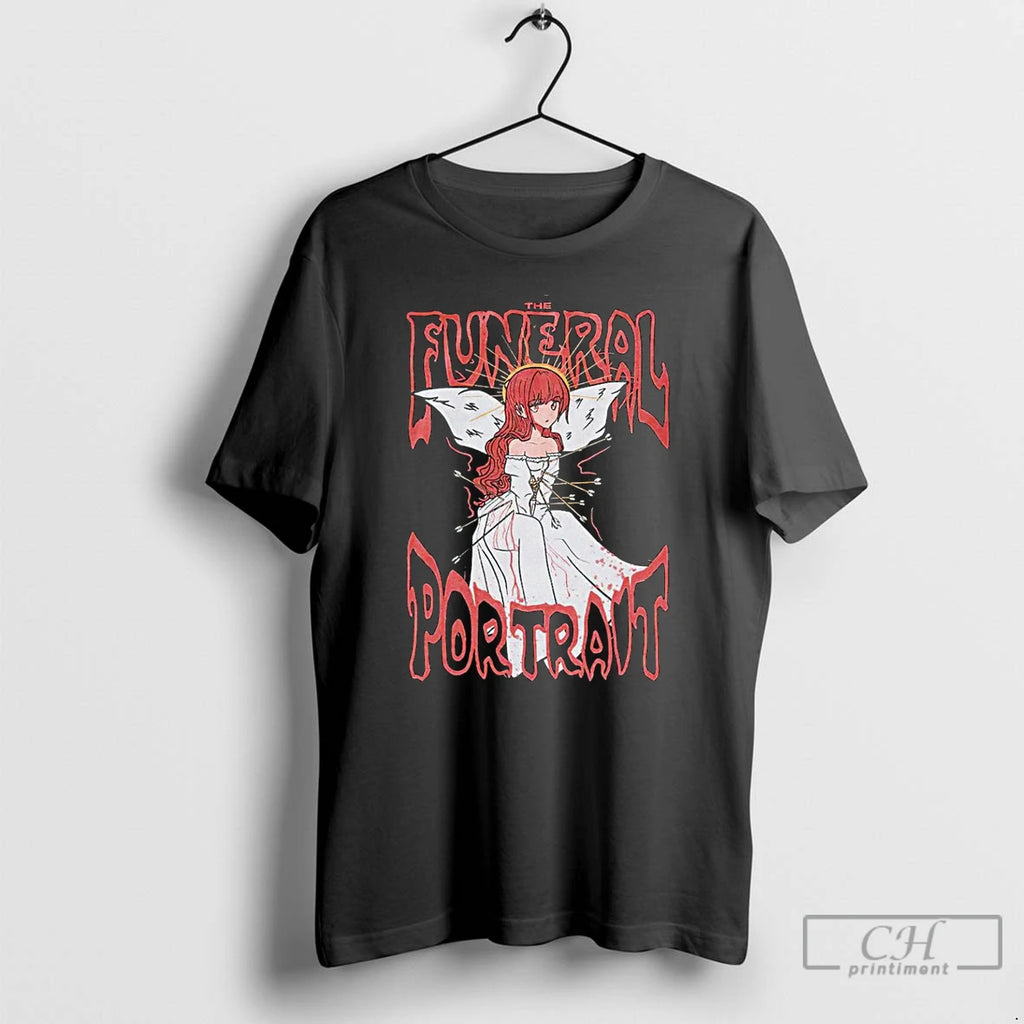 Classic Anime Angel The Funeral T Shirts Hoodie Longsleeve