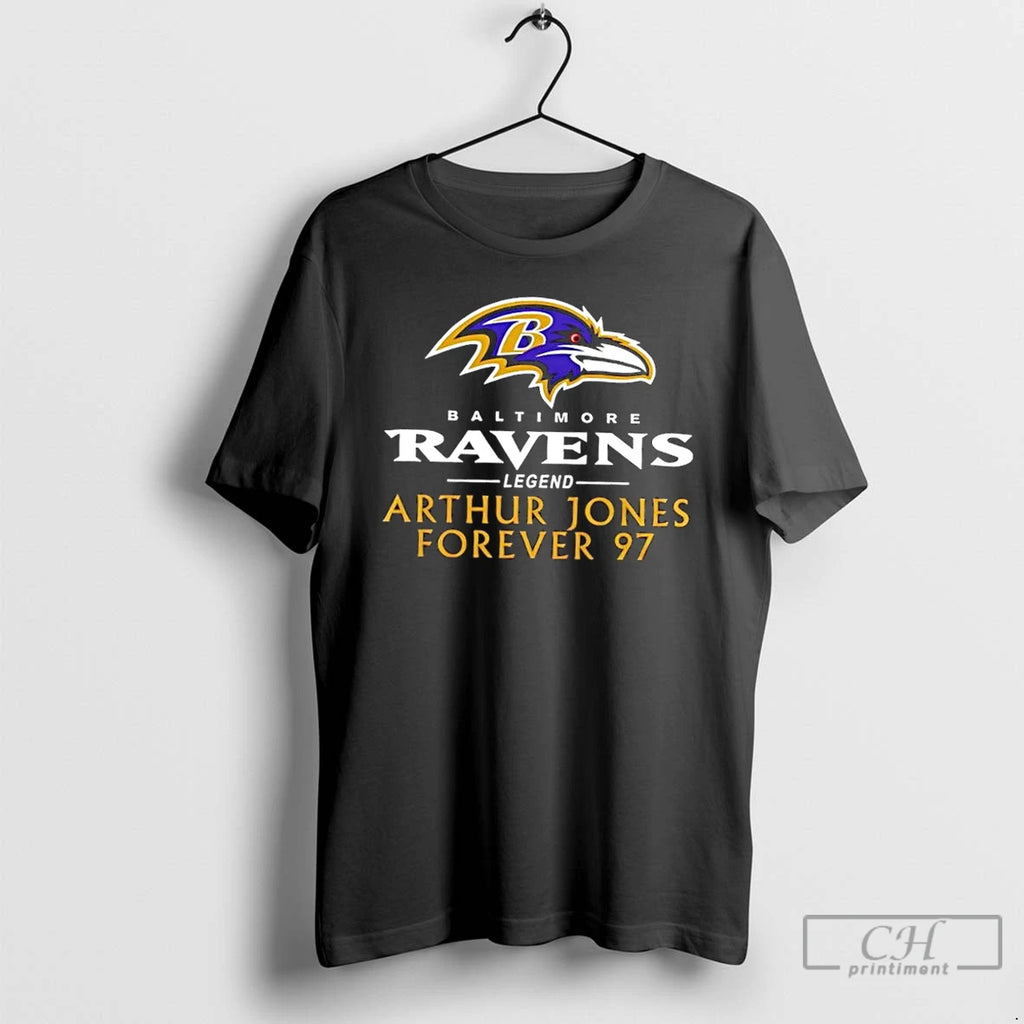 Classic Baltimore Ravens Forever 97 Arthur Jones Rest In Peace 2 Sided T Shirts