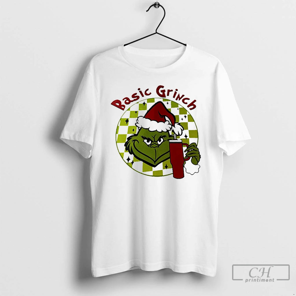 Classic Basic Grinch Christmas White T Shirts