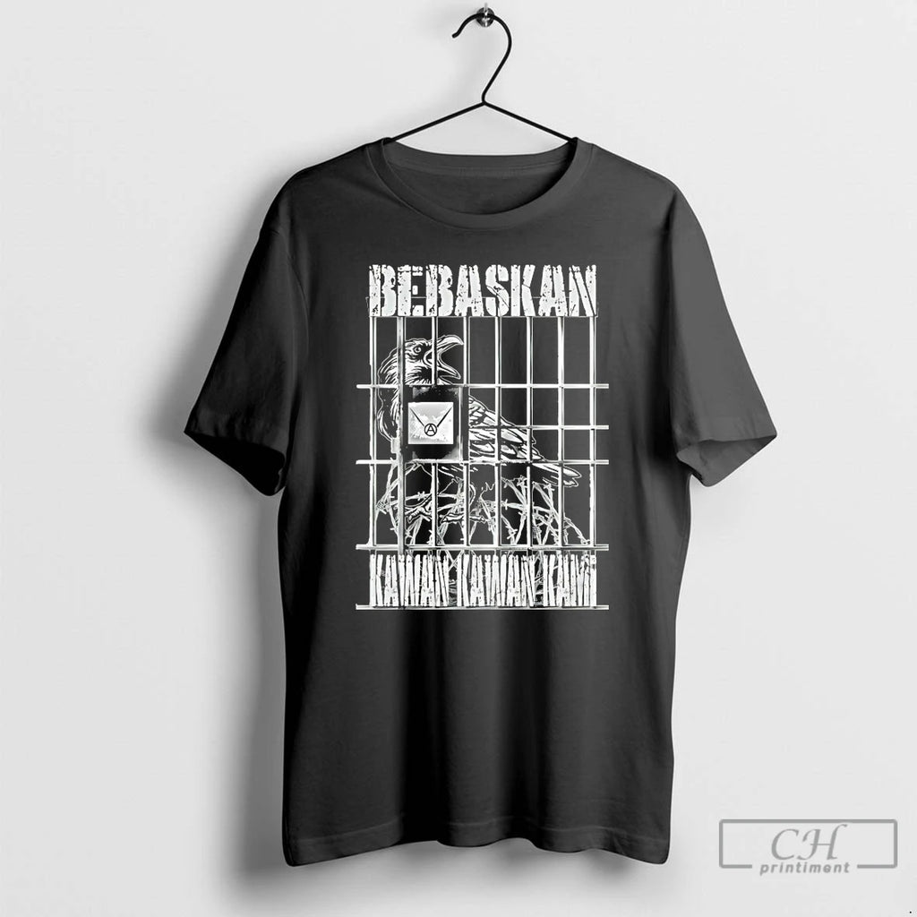 Classic Bebaskan Kawan Kami T Shirts
