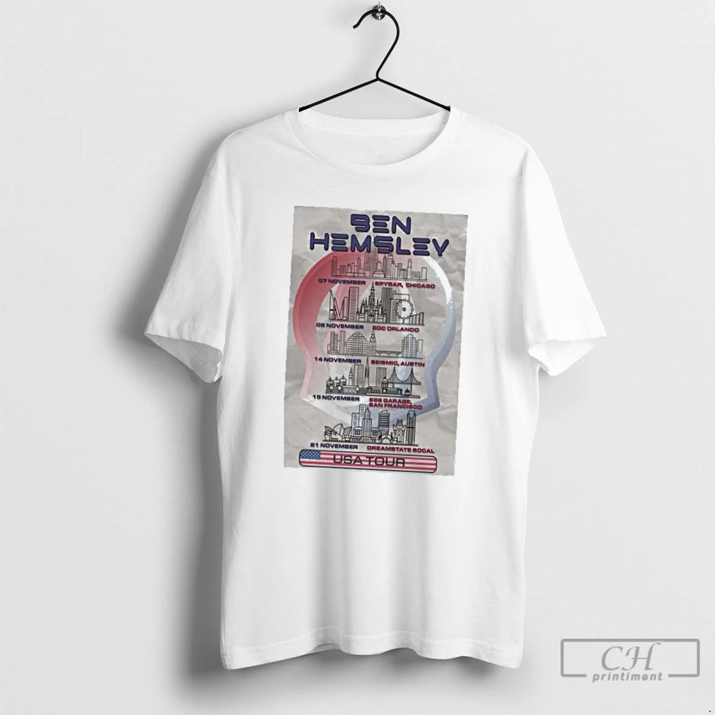 Classic Ben Hemsley American Tour 2025 T Shirts