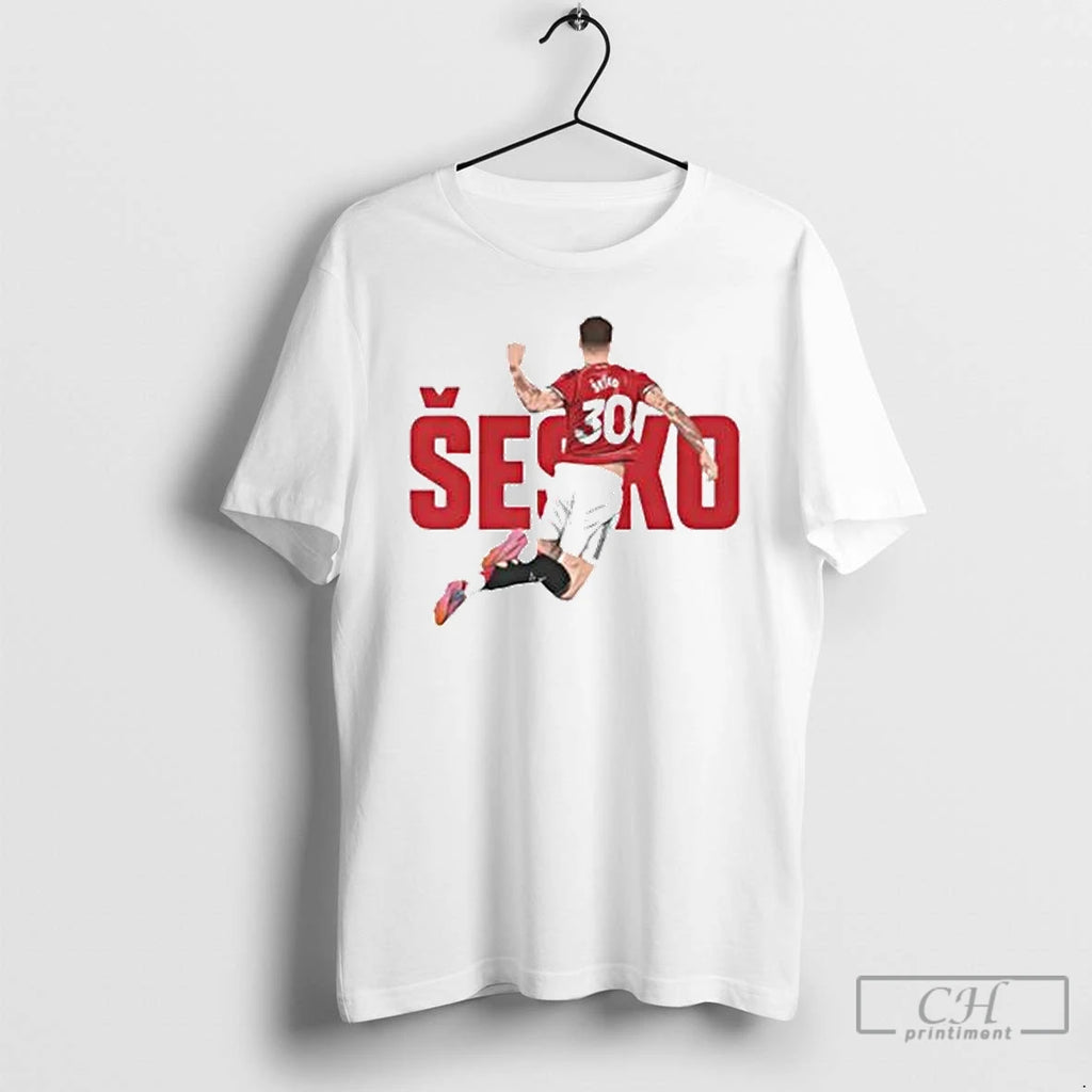 Classic Benjamin Sesko Manchester United Graphic Ornaments T Shirts