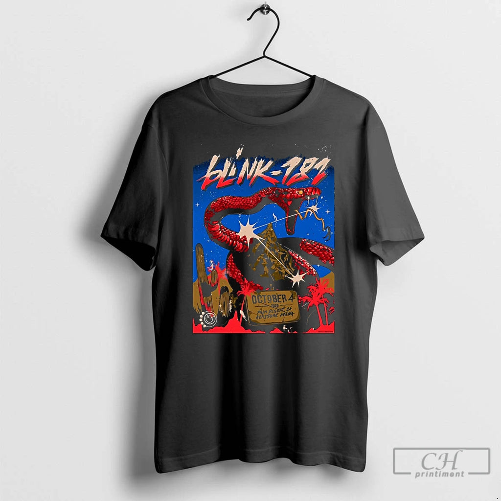 Classic Blink 182 Acrisure Arena Palm Desert Ca October 4 2025 T Shirts Hoodie Longsleeve