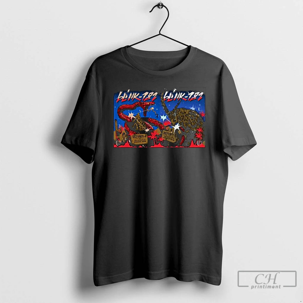 Classic Blink 182 October 4 5 2025 In Palm Desert Ca Long Sleve T Shirts