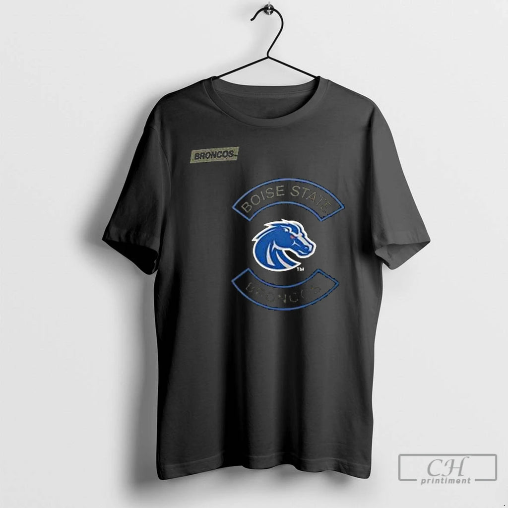 Classic Boise State Broncos 2025 Military Appreciation Long Sleve T Shirts Hoodie Longsleeve