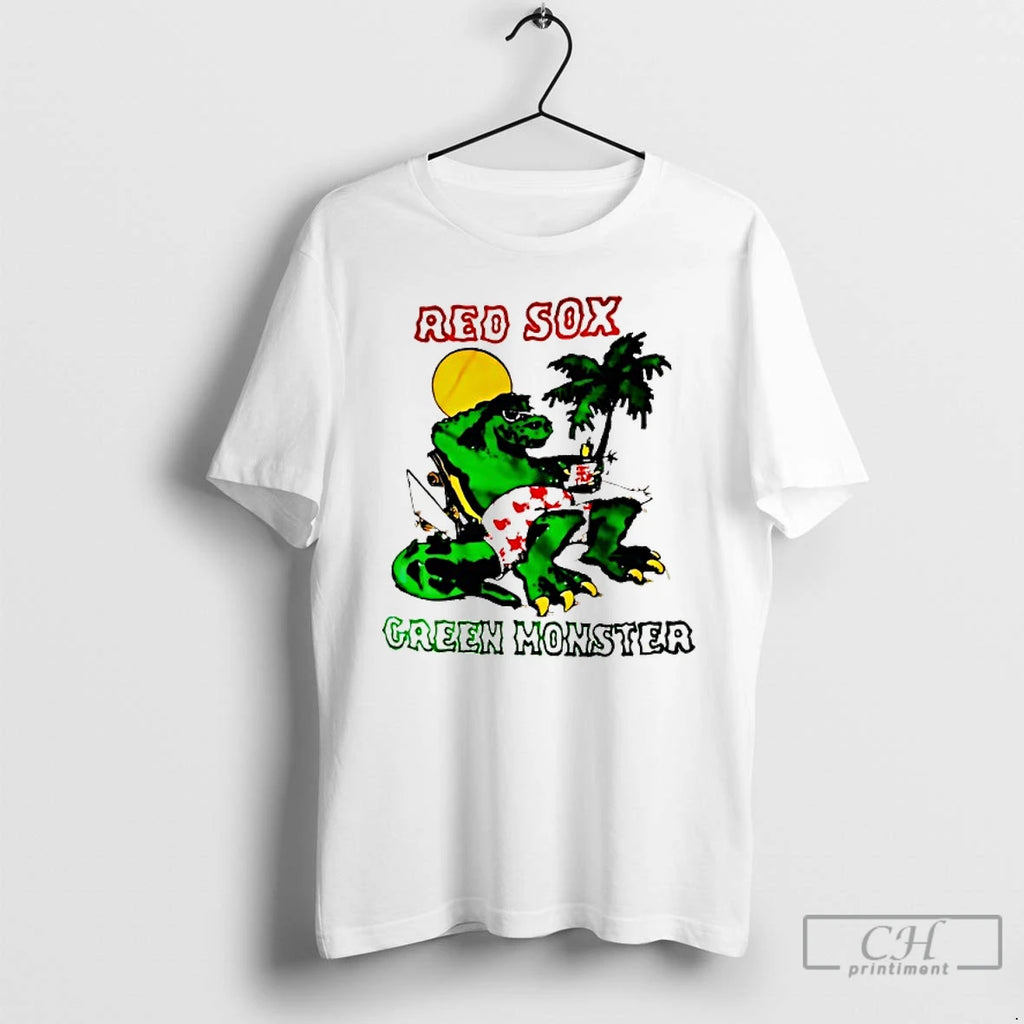 Classic Boston Red Sox Green Momster T Shirts